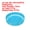 Sky Blue, variant on Uxcell 86mm Wide Mouth Plastic Mason Jar Lids with Silicone Sealing Ring, Orange 1Set/10 Pack