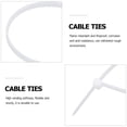 thumbnail image 3 of Bridas de nailon resistentes de 1000 unidades, bridas pequeñas para gestión de cables, 3 of 6