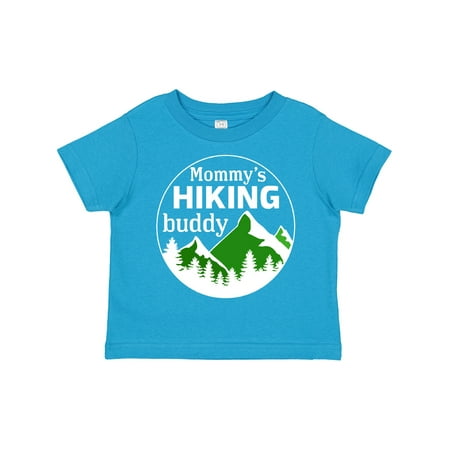 

Inktastic Mommy s Hiking Buddy with Mountains and Trees Gift Toddler Boy or Toddler Girl T-Shirt
