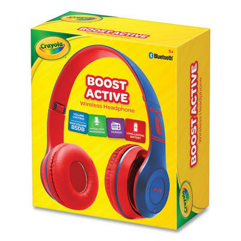 Boost Active Wireless Headphones, Blue/Red Boost Active Wireless Headphones, Blue/Red