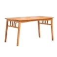 thumbnail image 2 of Natural Wood Dining Table with Sturdy Legs, 2 of 6