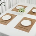 thumbnail image 7 of REGALWOVEN Placemats Set of 8 Placemats for Dining Table Decor Indoor Outdoor Washable Kitchen Table Mat Wipe Clean Coffee 18*12in, 7 of 7
