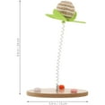 thumbnail image 3 of ShadeMart Cylindrical Sisal Ball Cat Scratcher Toy | Interactive Boredom Buster, Stress Reliever & Indoor Entertainment for Cats, 3 of 4