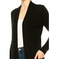 thumbnail image 6 of Women's Classic Long Sleeve Cardigan with Side Pockets for Everyday Wear, 6 of 6