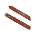 thumbnail image 2 of CTM  Leather Removable Buckle Ranger Belt (Men), 2 of 3