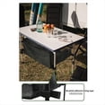 thumbnail image 4 of Camping Table Hanging Net Mesh Basket Organizer Rack Bag Net Bag Under Table Storage Bag for Outdoors Picnic Cookware,1 x Camping Table Hanging Net Mesh Basket,Black, 4 of 8