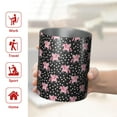 thumbnail image 5 of 12oz Coffee Tumblers Black Cartoon Pink Winged Unicorn Pattern Stainless Steel Vacuum Insulated Travel Tumbler Coffee Cups Mug with Lid and Straw with Cleaning Brush for Cold & Hot Drinks, 5 of 5