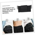 thumbnail image 6 of Fanny Pack, Waist Bag, Black High-Stretch Fabric Running Waist Belt Purse for Men and Women without Belt and Zipper, Simple Comfort Waist Bag is Perfect for the Inner Pocket of Backpack, Medium, 6 of 7