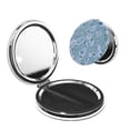 thumbnail image 1 of Qekee Scooby-Doo Print Compact Makeup Mirror Folding Mini Pocket Mirror Portable Hand Mirror Double-Sided 2 x 1x Magnification for Woman Girls-Round Shape, 1 of 9