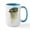 White/Blue Inside, variant on CafePress - Nerf Classic Melted Logo Mugs - 15 oz Ceramic Large White Novelty Mug