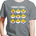 thumbnail image 3 of Baby Shark - Today I Feel Grid - Toddler And Youth Short Sleeve Graphic T-Shirt, 3 of 6