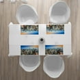 thumbnail image 3 of Ambesonne Urban Place Mats Set of 4, Aerial View New York City, Standard Size, Grey Blue Peach, 3 of 4