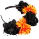 thumbnail image 2 of Halloween Diadema de la diadema gótica Gótica Cosplay Cosplay Banda para el cabello de flores, 2 of 6