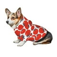 thumbnail image 7 of Xecao Hand Drawn Tomatoes Pattern Sweatshirts Winter Pet Dog Hoodie Puppy Coat Dog Sweaters Dog Clothes with Hat Dog Clothes Costume Outfit,Small Pets Wear-Large, 7 of 7