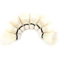 thumbnail image 2 of Badminton Shuttlecocks, 12 Piece Practice Badminton Shuttlecocks Feathers White Outdoor, 2 of 5
