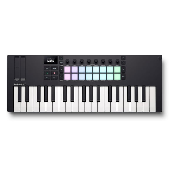 Novation Launchkey Mini 37 MK4 37-Key USB MIDI Keyboard Controller, Black