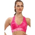thumbnail image 4 of Tinglu Women's Gym Vest Padded Sports Bra Push Up Crop Tops Fitness Bra, 4 of 8