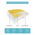 thumbnail image 5 of Quilts Twin Size, Yellow Grey Ombre Soft Comforter Bedding Set for Bed, Oil Painting Modern Abstract Art Lightweight Quilted Bedspread with Pillow Cover(2 Pieces) for All Season, 68x86 Inch, 5 of 6