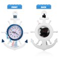 thumbnail image 3 of Anchor clock marine theme wall hanging decorative art clock living room wall clock, 3 of 5
