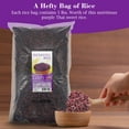 thumbnail image 4 of Fusion Select 5Lb Riceberry Rice - Nutrient-Dense Purple Whole Grain Rice Rich in Fiber & Anthocyanins - Subtly Sweet, Nutty & Aromatic - For Fried Rice, Rice Pilaf, Salad & Thai Rice Curries, 4 of 7