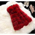 thumbnail image 2 of Women Faux Fur Waistcoat Gilet Body Warmer Sleeveless Jacket Coat, 2 of 3