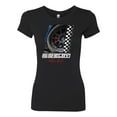 thumbnail image 2 of Wild Bobby Ford Shelby GT Rims Vintage Women Slim Fit Junior Tee, 2 of 6