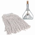 thumbnail image 3 of Genuine Joe Cotton Wet Mop With 60" Handle, 3 of 12