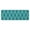 Teal Geometric Quatrefoil, variant on Orange Boho Ethnic Paisley Pattern Kitchen Rug Mat,Kitchen Runner Rugs Non Skid Washable,Decorative Kitchen Floor Mats for Kitchen,Sink,Laundry,17"x47.2"