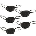 thumbnail image 1 of 1/2/3/5pcs Pirate Eye Patch Eye Covers For Sleeping Adjustable Eye Patch Black Eye Patch Eye Patch For Strabismus, 1 of 5