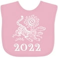 thumbnail image 3 of Inktastic 2022 Chinese New Year Tiger Boys or Girls Baby Bib, 3 of 4
