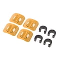 thumbnail image 1 of Línea De Transmisión De Bicicletas De 4 Juegos Base Soporte De Tubo - Aleación De Aluminio, Base De Desviador De Resistencia Y Duradero Amarillo, 1 of 8