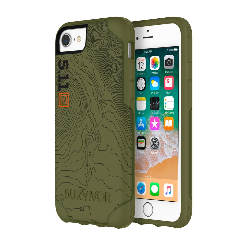 5.11 Tactical Survivor Strong Case for iPhone 7 OD Green Walmart
