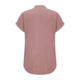 thumbnail image 6 of Business Casual Tops for Women V Neck Short Sleeve Casual Fashion T Shirt Tops Summer Tops, 6 of 6