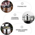 thumbnail image 4 of Steamer Pot Stainless Steel 1Pack 12.6X12.6X9.8In, 4 of 8