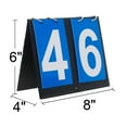 thumbnail image 2 of GOGO 2 Sets Portable Tabletop Sports Scoreboards Scorekeeper 00-99-Blue + Red Card, 2 of 4