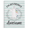 thumbnail image 1 of Cuaderno Gotcha Covered Notebooks Majestically Awesome Unicornio 120 paginas 8.5 x 11 pulgadas, 1 of 5
