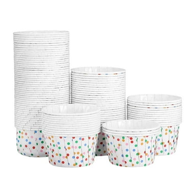 100*Disposable Dessert Bowls Clearance! 100 Pcs Fluted Tube Pan Liner Nonstick Greaseproof Heat Paper Cake Pan Liners for Pie Scone Pineapple Disposable Cake Pan Liner