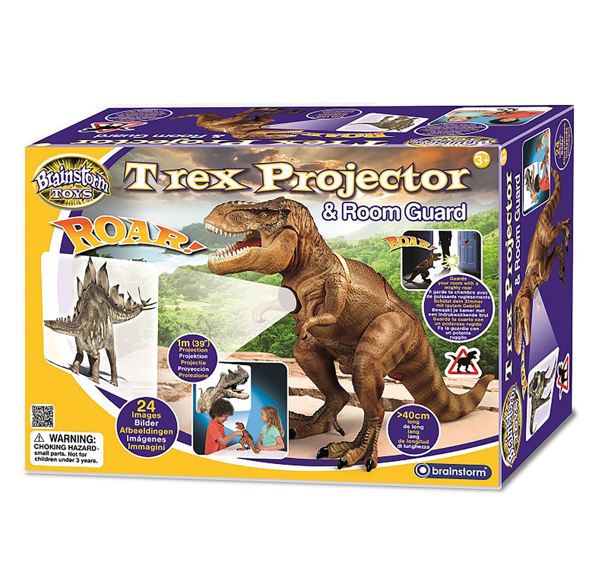 Brainstorm Toys-T-Rex Proyector y cuarto guardia 
