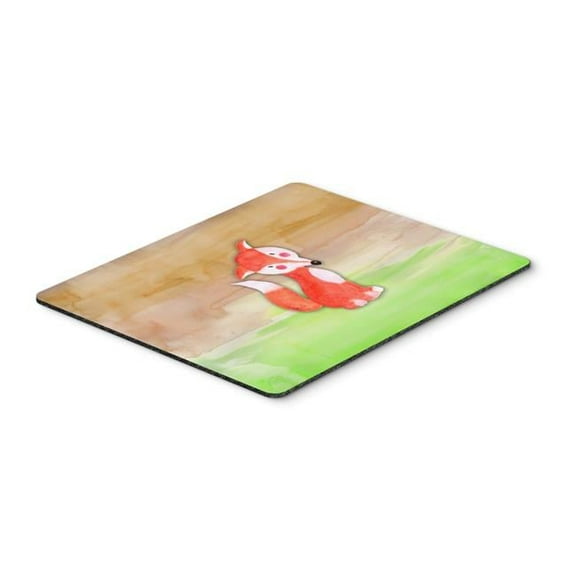 Fox Watercolor Mouse Pad, Hot Pad or Trivet