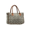 thumbnail image 5 of Myra Bag Women's Freedom Of Stars Grey Tote Bag Double Handle Canvas New, 5 of 6