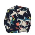 thumbnail image 4 of Pofeuu Cartoon Sharks Print Beanie Hat for Men and Women Winter Warm Hats Knit Slouchy Thick Skull Cap, 4 of 7