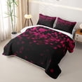 thumbnail image 3 of jejeloiu Pink Pixelated Grid Twin Quilt Set Kids,Modern Geometric Checkered Twin Coverlet Set For Boys,2pcs, 3 of 7