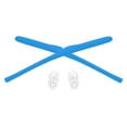 thumbnail image 1 of Vonxyz Sky Blue Replacement Earsocks Nosepieces Rubber Kits for Oakley Keel Blade Glasses, 1 of 2