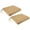 Rave Birch, variant on Jordan Manufacturing 17" x 19" Rave Birch Tan Solid Rectangular Outdoor Chair Pad Seat Cushion with Ties (2 Pack)