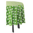 thumbnail image 3 of Vargottam Indoor/OutdoorRoundTablecloth 58 InchRoundTablecloth Waterproof PatioTableCloths,Spring/SummerTableCovers For Backyard CircularTable/Bbqs/Picnic -Light Green, 3 of 8