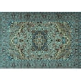 thumbnail image 1 of Ahgly Company Indoor Rectangle Persian Light Blue Traditional Area Rugs, 5' x 8', 1 of 4