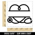 thumbnail image 2 of Heart Stethoscope Split Nurse Essential Worker Doctor Square Rubber Stamp Stamping Scrapbooking Crafting - Small 1.25in, 2 of 7