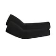 thumbnail image 2 of Ice Silk Sun Protection Arm Sleeves Quick Dry Breathable Cooling Compression Sleeve for Cycling Fishing Running Outdoor Sports Black, 2 of 3