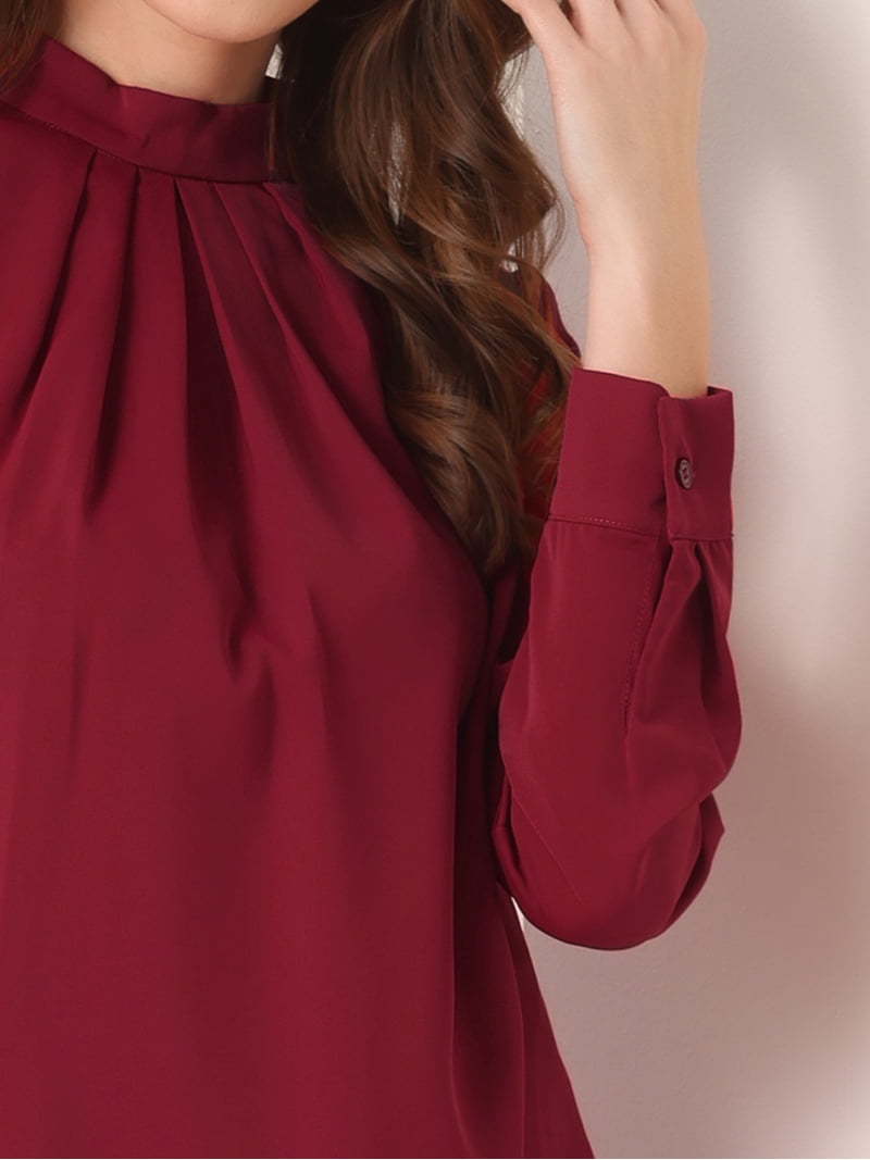 red dress blouse Women's Under Open Skies White Cotton Long Flowy Blouse Shirt | Size: S