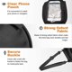 thumbnail image 3 of Motorcycle Tank Bag - Waterproof Saddle Black Motorcycle Bag, 3 of 3